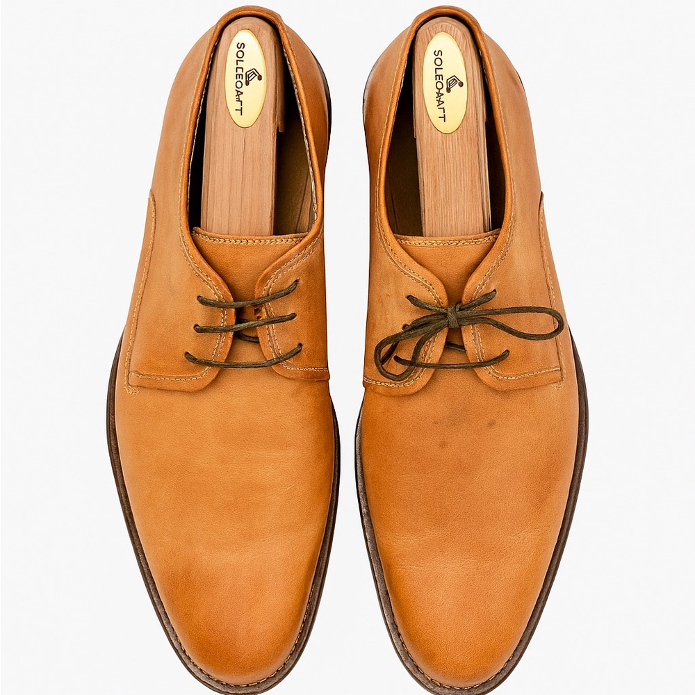 Cole Haan Men's Brown Leather Oxfords
